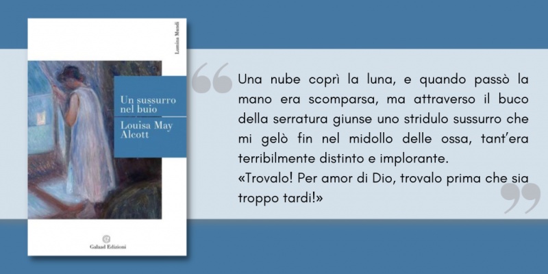 Image: Un sussurro nel buio, di Louisa May Alcott